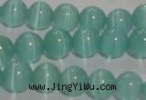 CCT1285 15 inches 5mm round cats eye beads wholesale