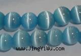 CCT1287 15 inches 5mm round cats eye beads wholesale