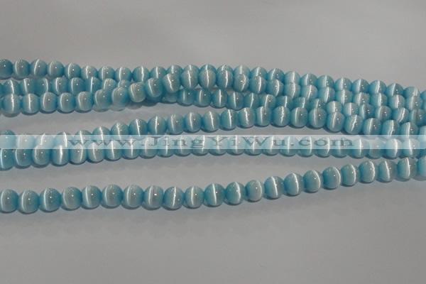 CCT1288 15 inches 5mm round cats eye beads wholesale