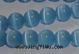 CCT1299 15 inches 5.5mm round cats eye beads wholesale