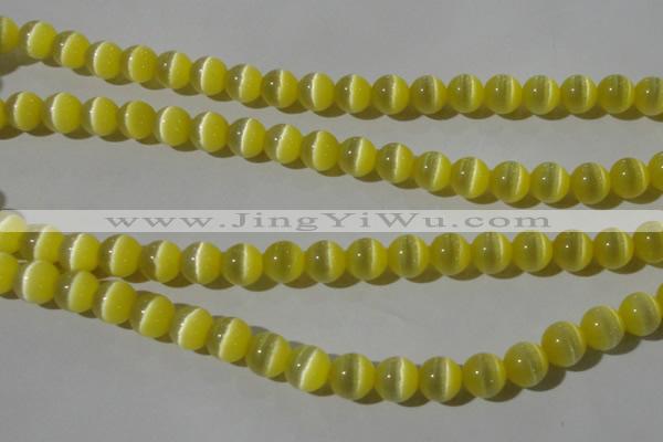CCT1327 15 inches 6mm round cats eye beads wholesale