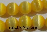 CCT1375 15 inches 7mm round cats eye beads wholesale