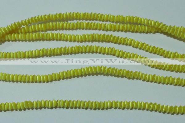 CCT213 15 inches 2*4mm rondelle cats eye beads wholesale