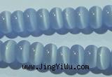 CCT238 15 inches 3*6mm rondelle cats eye beads wholesale