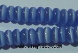 CCT239 15 inches 3*6mm rondelle cats eye beads wholesale