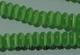 CCT243 15 inches 3*6mm rondelle cats eye beads wholesale
