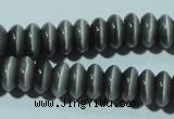 CCT251 15 inches 3*6mm rondelle cats eye beads wholesale
