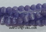 CCT322 15 inches 4mm faceted round cats eye beads wholesale