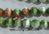 CCT365 15 inches 6mm faceted round cats eye beads wholesale