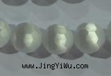 CCT390 15 inches 10mm faceted round cats eye beads wholesale