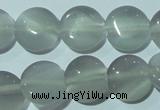 CCT481 15 inches 8mm flat round cats eye beads wholesale
