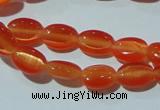 CCT604 15 inches 4*6mm oval cats eye beads wholesale