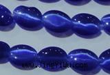 CCT651 15 inches 6*8mm oval cats eye beads wholesale