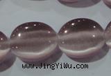 CCT693 15 inches 10*12mm oval cats eye beads wholesale