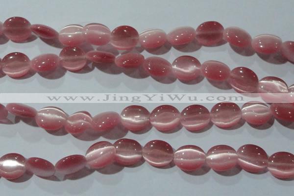 CCT694 15 inches 10*12mm oval cats eye beads wholesale