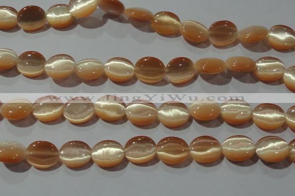 CCT696 15 inches 10*12mm oval cats eye beads wholesale