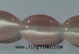 CCT724 15 inches 10*14mm oval cats eye beads wholesale