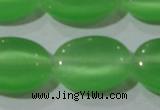 CCT727 15 inches 10*14mm oval cats eye beads wholesale
