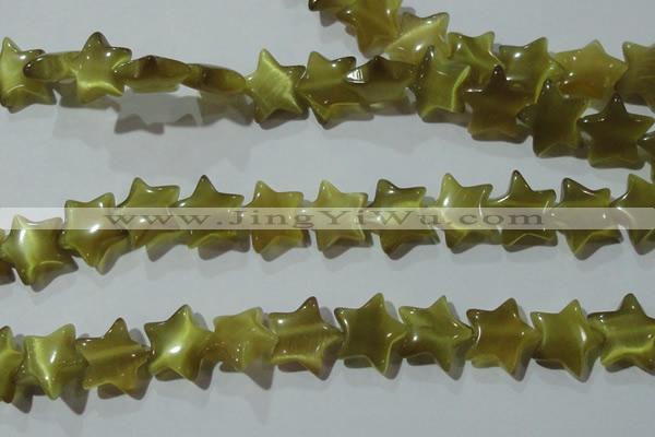 CCT892 15 inches 12mm star cats eye beads wholesale