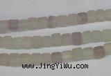 CCU22 15.5 inches 5*5mm cube rainbow fluorite beads wholesale
