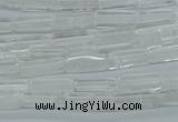 CCU516 15.5 inches 4*13mm cuboid white crystal beads wholesale