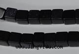 CCU66 15.5 inches 8*8mm cube blue goldstone beads wholesale