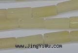 CCU730 15.5 inches 4*13mm cuboid yellow jade beads wholesale