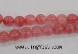 CCY101 15.5 inches 6mm round cherry quartz beads wholesale