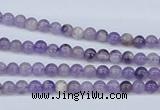 CDA50 15.5 inches 4mm round dogtooth amethyst beads wholesale