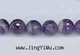 CDA60 15.5 inches 10mm faceted round dogtooth amethyst beads