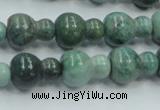CDB10 15.5 inches 12*16mm calabash natural new dragon blood jasper beads