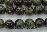CDB231 15.5 inches 12mm round natural dragon blood jasper beads