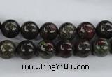 CDB252 15.5 inches 10mm round natural dragon blood jasper beads