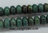 CDB39 15.5 inches 6*10mm rondelle new dragon blood jasper beads