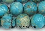 CDE1369 15.5 inches 10mm round sea sediment jasper beads wholesale