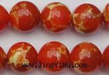 CDE2007 15.5 inches 18mm round dyed sea sediment jasper beads