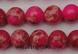CDE2015 15.5 inches 12mm round dyed sea sediment jasper beads