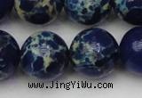 CDE2096 15.5 inches 20mm round dyed sea sediment jasper beads