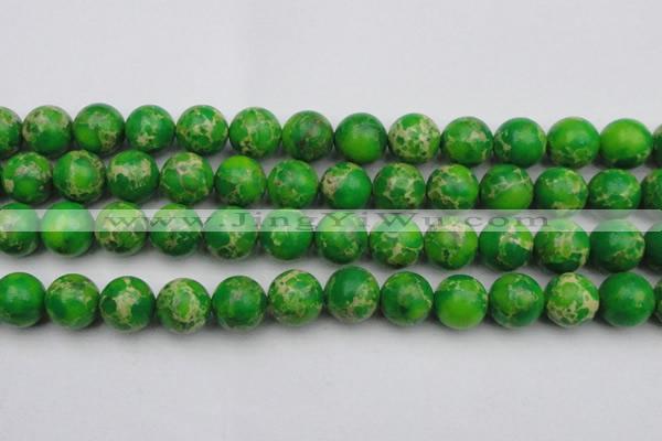 CDE2226 15.5 inches 16mm round dyed sea sediment jasper beads