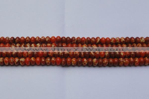 CDE2604 15.5 inches 12*16mm rondelle dyed sea sediment jasper beads