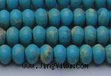 CDE2641 15.5 inches 7*10mm rondelle dyed sea sediment jasper beads