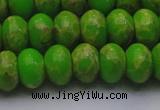 CDE2662 15.5 inches 15*20mm rondelle dyed sea sediment jasper beads