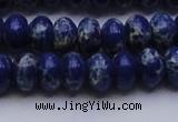 CDE2684 15.5 inches 12*16mm rondelle dyed sea sediment jasper beads