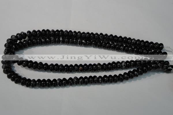 CDE686 15.5 inches 6*10mm rondelle dyed sea sediment jasper beads