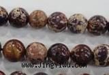 CDE844 15.5 inches 12mm round dyed sea sediment jasper beads wholesale