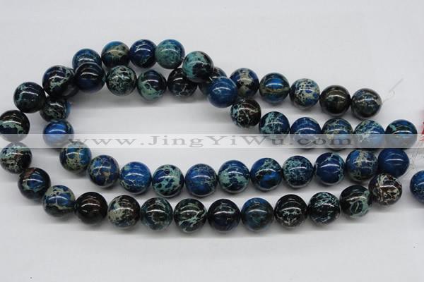 CDI47 16 inches 16mm round dyed imperial jasper beads wholesale