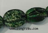 CDI967 10*15mm - 24*33mm star fruit shaped dyed imperial jasper beads