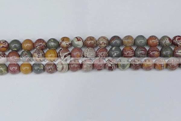 CDJ403 15.5 inches 10mm round sonoran dendritic jasper beads
