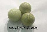 CDN1158 30mm round lemon jade decorations wholesale