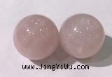 CDN1202 40mm round rose quartz decorations wholesale